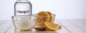 vinagre, bicarbonato y limón