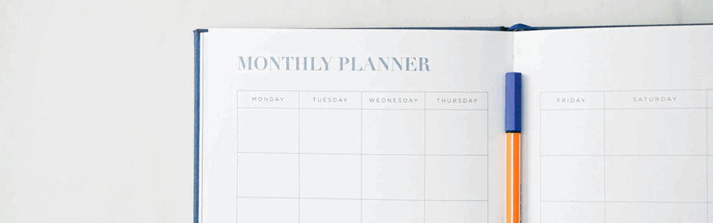 Organiza tu calendario de limpieza con este planner mensual