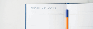 Organiza tu calendario de limpieza con este planner mensual