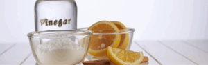 vinagre, bicarbonato y limón